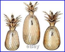 Candle Holders Brass Pineapple Candle Holder Trio Set Of Three