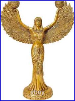 Candle Stand Brass Egyptian Mummy Candle Holder 93.512 Inches