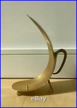 Carl Aubock Brass Candle Holder Signed