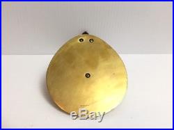 Carl Aubock Rare Brass Leather Candle Holder Signed