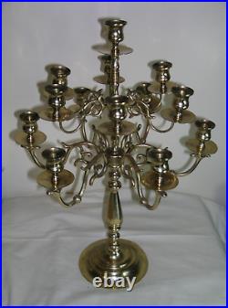 Carole Stupell Selection Brass 12 Arm 13 Candle Holder Candelabra 20 Tall Heavy