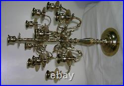 Carole Stupell Selection Brass 12 Arm 13 Candle Holder Candelabra 20 Tall Heavy