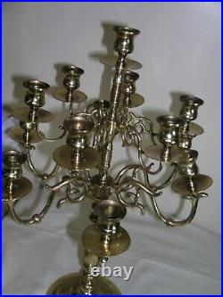 Carole Stupell Selection Brass 12 Arm 13 Candle Holder Candelabra 20 Tall Heavy