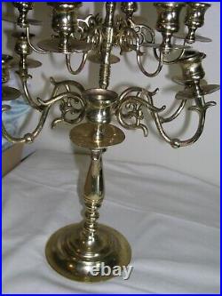 Carole Stupell Selection Brass 12 Arm 13 Candle Holder Candelabra 20 Tall Heavy