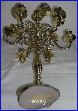 Carole Stupell Selection Brass 12 Arm 13 Candle Holder Candelabra 20 Tall Heavy