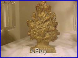 FABULOUS Antique ©1840's Girandole Candelabra with Prisms (30) Bronze Brass