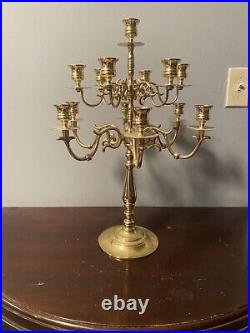 Forged In Baldwin America Brass 19 Inch 13 Candleabra