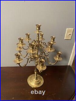 Forged In Baldwin America Brass 19 Inch 13 Candleabra