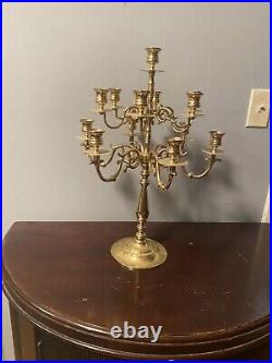 Forged In Baldwin America Brass 19 Inch 13 Candleabra