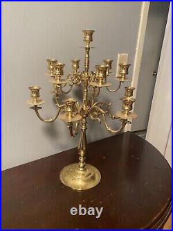 Forged In Baldwin America Brass 19 Inch 13 Candleabra