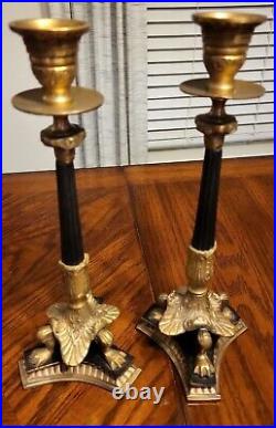 French Empire Candle Sticks