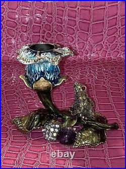 Gorgeous jay Strongwa Water Brass Frog Tulip Candle Holder