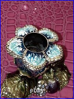Gorgeous jay Strongwa Water Brass Frog Tulip Candle Holder