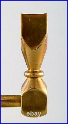 Gusum metal, candlestick of brass for five lights. Swedish design