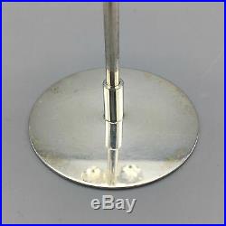 H. H. Rath for J&L Lobmeyr c. 1963 Silvered Brass and Faceted Swarovski Crystal