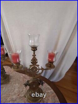 Heavy Brass Candle Holder