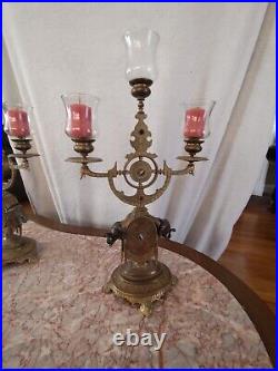 Heavy Brass Candle Holder