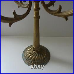 Holder Candle Holders 5-fach Brass Approx. 10 3/16in