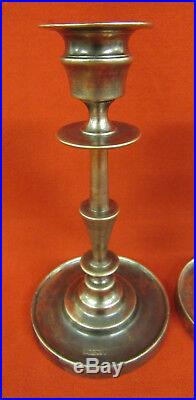 Imperial Russian Time Solid Brass Candle Candlestick Set (2pcs.). JUDIN Firm