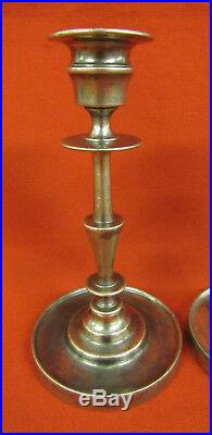 Imperial Russian Time Solid Brass Candle Candlestick Set (2pcs.). JUDIN Firm
