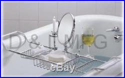 Large Bath Caddy Complete with Mirror and candle holder/PL