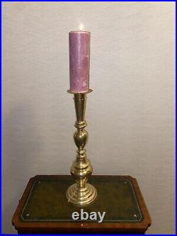 Large Vintage 3 Foot Brass Candle Holder heavy 6 pounds