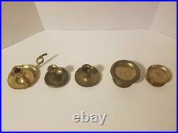 Lot of 20 Vintage Brass Candle Stick Holders for Wedding, Party, Home Decor (L1)