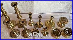 Lot of 23 Vintage Brassc Items Brass/Silver