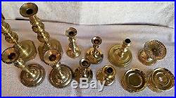 Lot of 23 Vintage Brassc Items Brass/Silver
