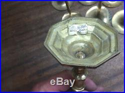 Lot of 30 Brass Candle Stick Holders Wedding Party Candlesticks 3 to 11 1/2