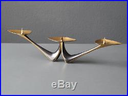 Mid Century brass candle holder by Klaus Ullrich for Faber & Schumacher Germany