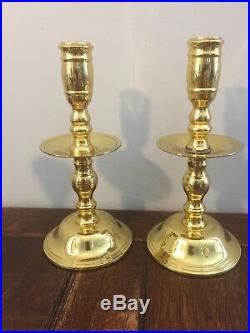 Mixed Lot of 20 Solid Brass Candle Holders Candlesticks Shiny Patina Reception