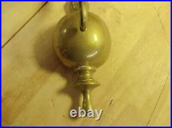 One Sconce NY City Vtg heavy Brass solid 3 candle holder (I have 2 of these)