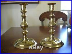 PAIR (2) NEW in BOX VIRGINIA METALCRAFTERS WILLIAMSBURG POWELL CANDLESTICK Rare