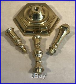 PV05331 Vintage Virginia Metalcrafters Brass PALACE BALLROOM Candle Stick- 2pcs