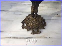 Pair of French Brass Bronze Candelabras 19th century. Blackamoor