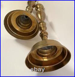 Pair of Vintage Brass Candleholders Candlestick Holders, -18