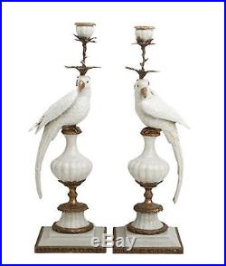 Perroquet Parrot Candle Holder (Sale is for Right Only) Exquisite Home Decor