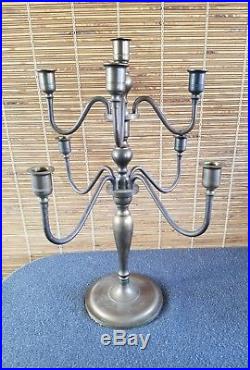 Pierre Deux Style Brass 9 Arm Candelabra French Country Dinning Room