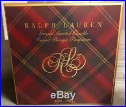 Ralph Lauren HOLIDAY 4 Wick 42 OZ 1190 ge Grand Scented Candle Brass Holder
