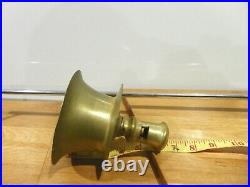 Rare Antique 16th / 17th Century Brass Capstan Candlestick Candle Holder