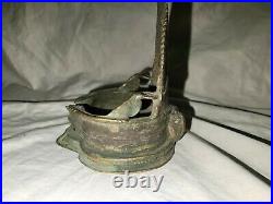 Rare Antique 19th Century Indian Brass CandleStick Holder c/a 1800's