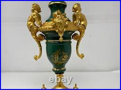 Rare Antique Italian Brevettato Vintage Trophy Brass Stand