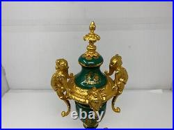 Rare Antique Italian Brevettato Vintage Trophy Brass Stand