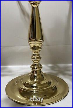 Rare BALDWIN Solid Brass 7 Candle Holder Candelabra NEW Condition Estate