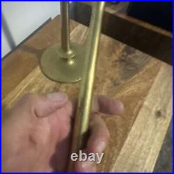 Robert Jarvie Style Delta Brass Candlesticks Pair-Mission Arts Crafts Brass 1pc