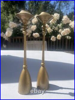 Set of 2 Arteriors Home Brass Candlestick Holder DS54