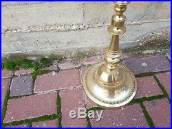 Super Big Brass Copper 75 cm XXL Menorah Vintage Candle Holder Judaica Israel