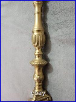 Tall Brass Italian Candlestick Candlestand Candle Holder, 23-1/2 H, 5 Platform
