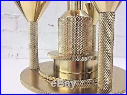 Tom Dixon Cog Candelabra Candle Holder Gold Brass Colour Home Decoration